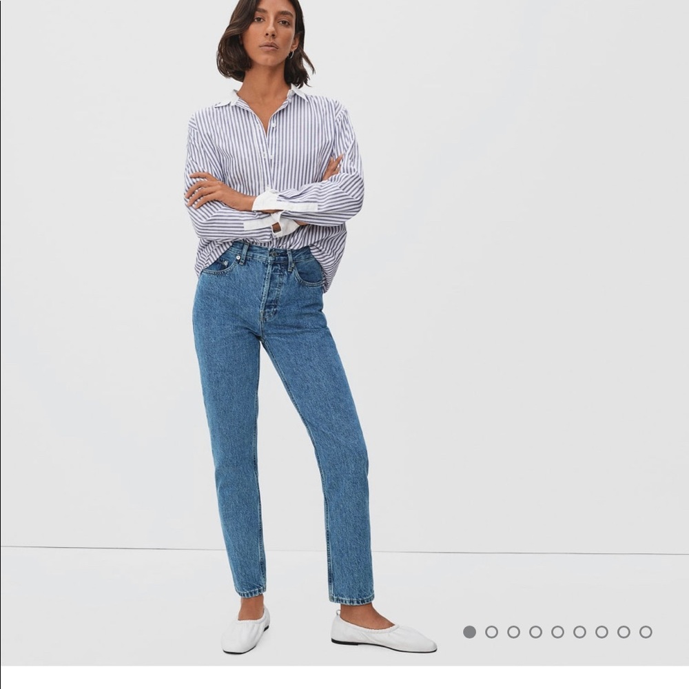 Everlane 90s Cheeky Ankle Jean in Medium Blue